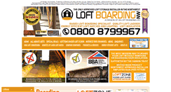 Desktop Screenshot of loft-boarding-nw.co.uk